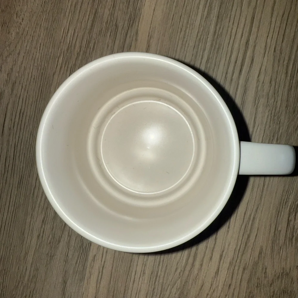 Rae Dunn White Coffee Mug with Bold Lettering‎